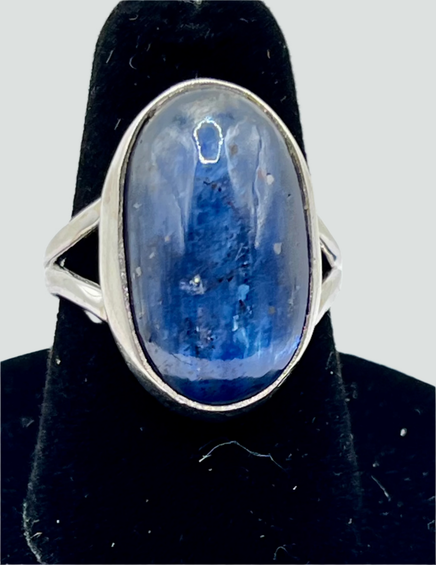 Blue Kyanite Sterling Silver Ring