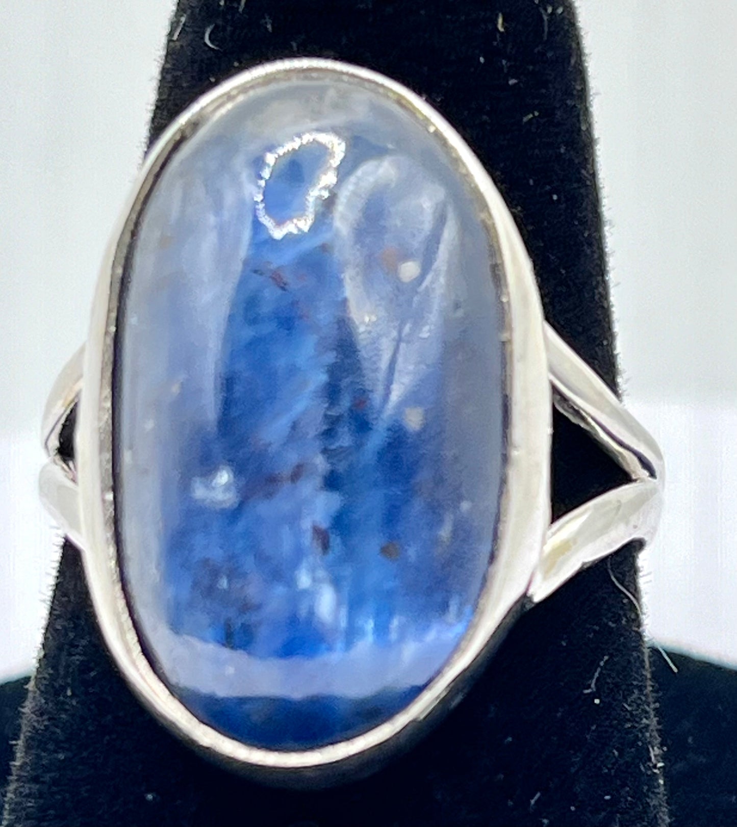 Blue Kyanite Sterling Silver Ring